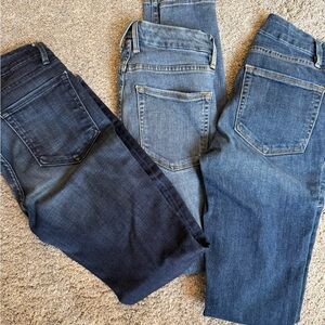 Good American Women's Straight Leg Jeans - Dark Blue, Light Blue, Medium Blue